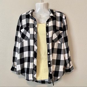 Buffalo Check Button Down Shirt